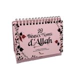 99 Beaux Noms d'Allah - Livre chevalet Rose
